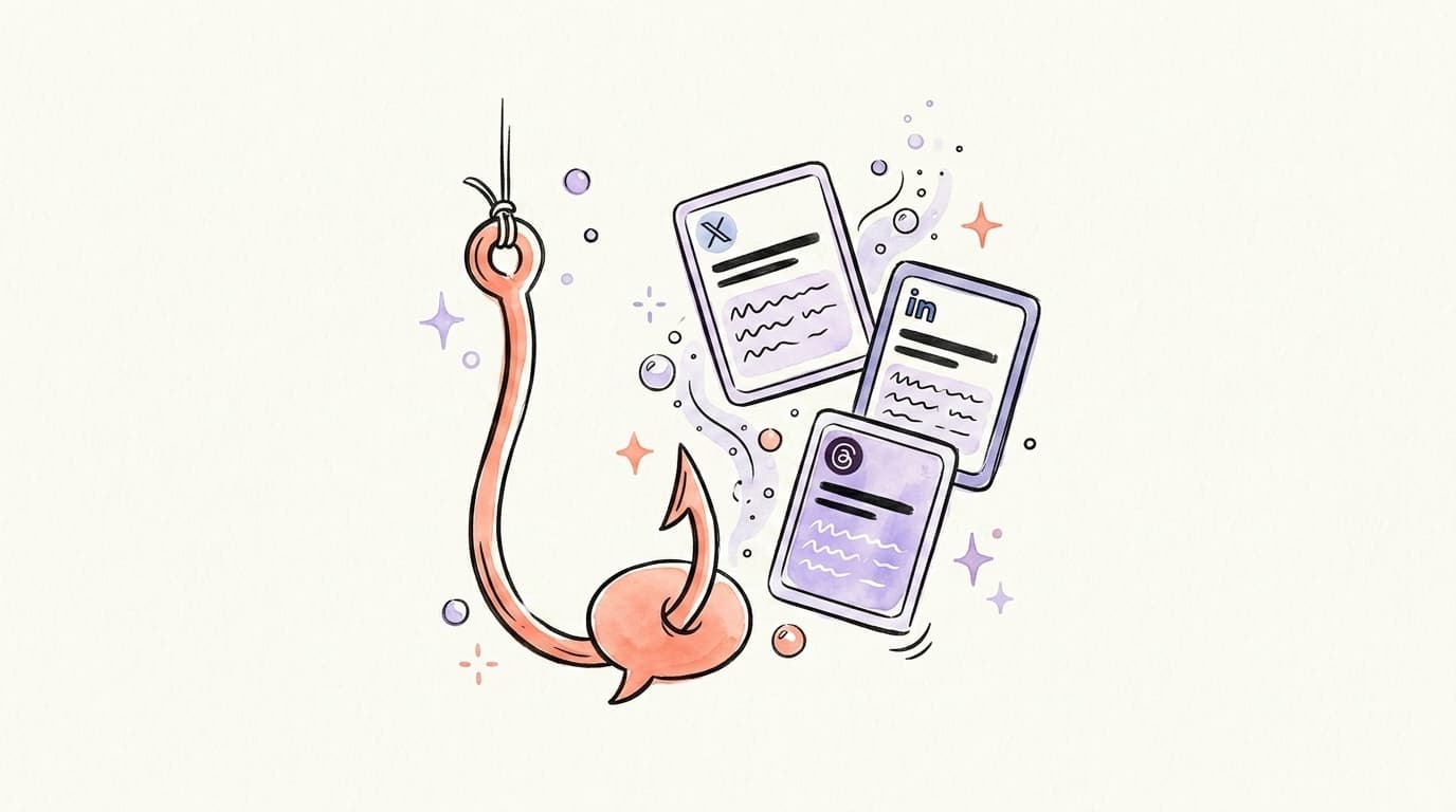 The 20 Best Hook Formulas for X, LinkedIn, and Threads