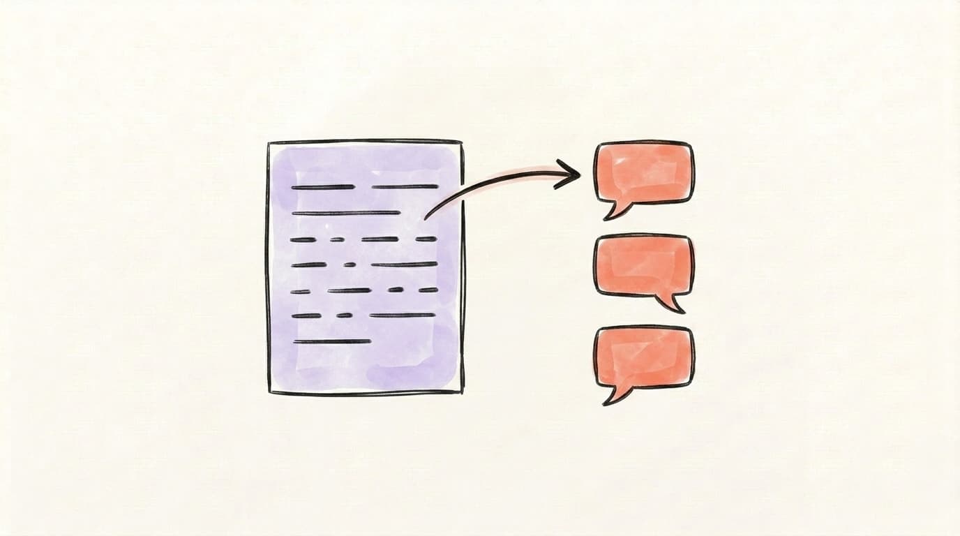 Blog post being repurposed into a thread